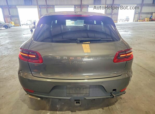 WP1AA2A54JLB05680 2018 PORSCHE MACAN Gray Հետևի տեսք