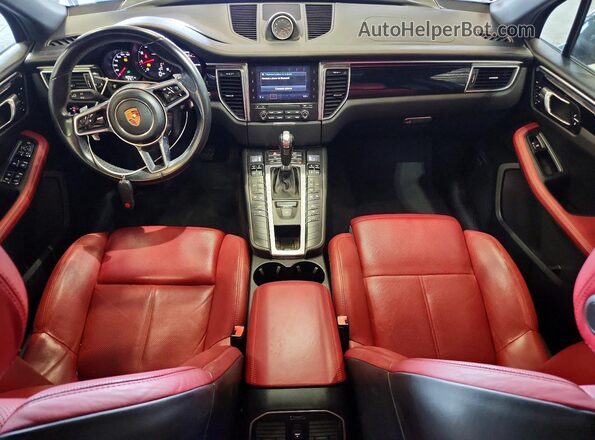 WP1AA2A54JLB05680 2018 PORSCHE MACAN Gray Առջևի վահանակի տեսք