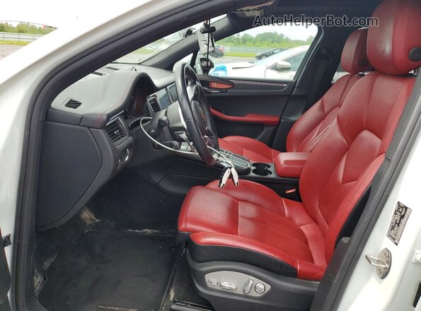 WP1AA2A54JLB11351 2018 PORSCHE MACAN White Widok wnętrza z przodu