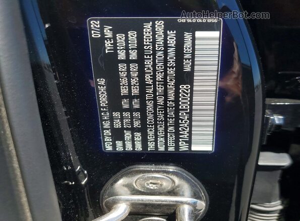WP1AA2A54PLB00228 2023 PORSCHE MACAN Black სალონის 360-გრადუსიანი ხედი