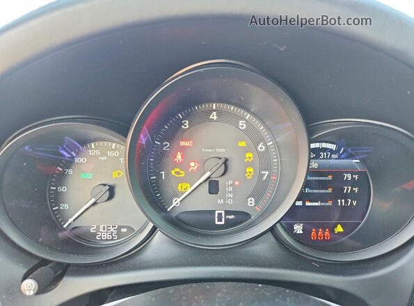 WP1AA2A54RLB20353 2024 PORSCHE MACAN Black Vista del cuadro de instrumentos