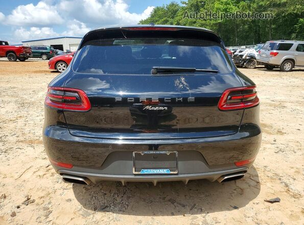 WP1AA2A55HLB07660 2017 PORSCHE MACAN Black უკანა ხედი