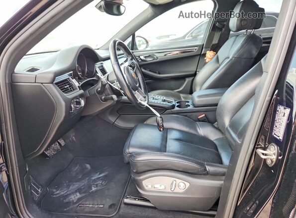 WP1AA2A55JLB14520 2018 PORSCHE MACAN Черный Вид салона спереди
