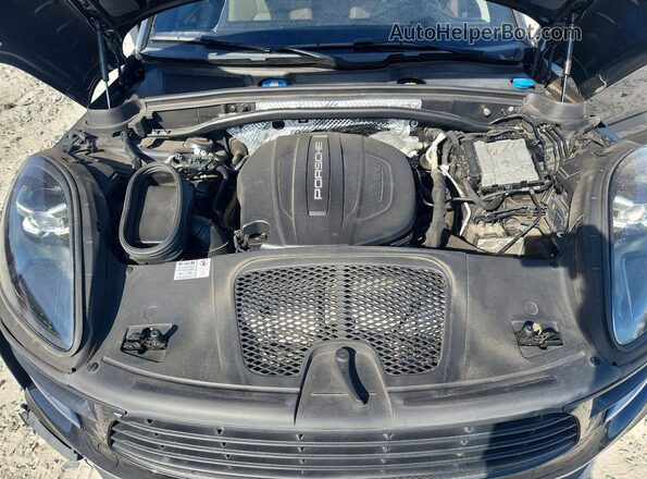 WP1AA2A55KLB08069 2019 PORSCHE MACAN Gray Vista del compartimento del motor