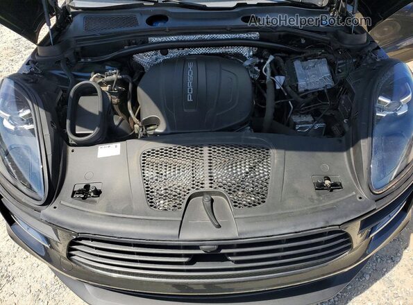 WP1AA2A55MLB03005 2021 PORSCHE MACAN Gray Vista del compartimento del motor