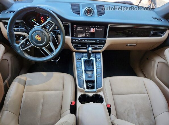 WP1AA2A55MLB10133 2021 PORSCHE MACAN Charcoal Առջևի վահանակի տեսք