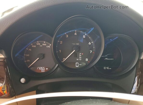 WP1AA2A55PLB09665 2023 PORSCHE MACAN White ხელსაწყოთა პანელის ხედი