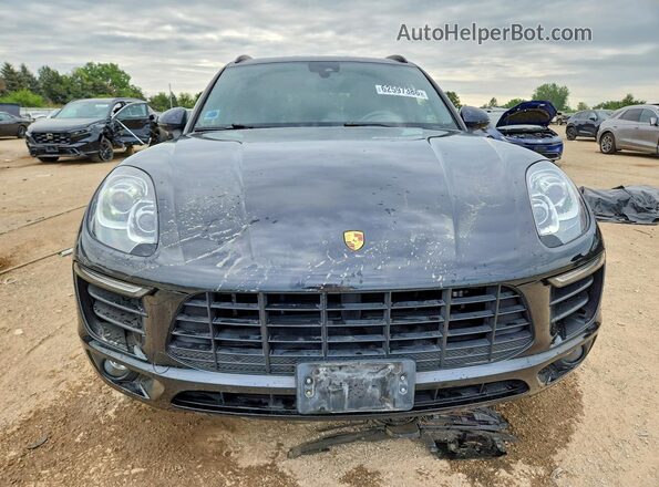 WP1AA2A56JLB11948 2018 PORSCHE MACAN Black Widok z przodu