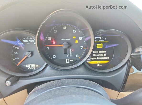 WP1AA2A56JLB12811 2018 PORSCHE MACAN Белый Вид щитка приборов