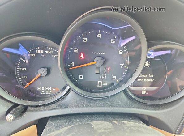 WP1AA2A56JLB20844 2018 PORSCHE MACAN Blue Սարքավորումների վահանակի տեսք