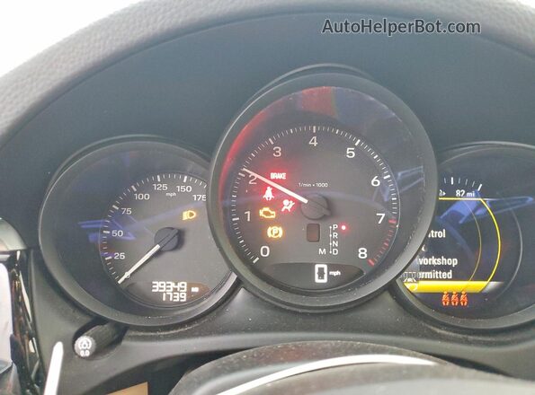 WP1AA2A57PLB03902 2023 PORSCHE MACAN Серебряный Вид щитка приборов