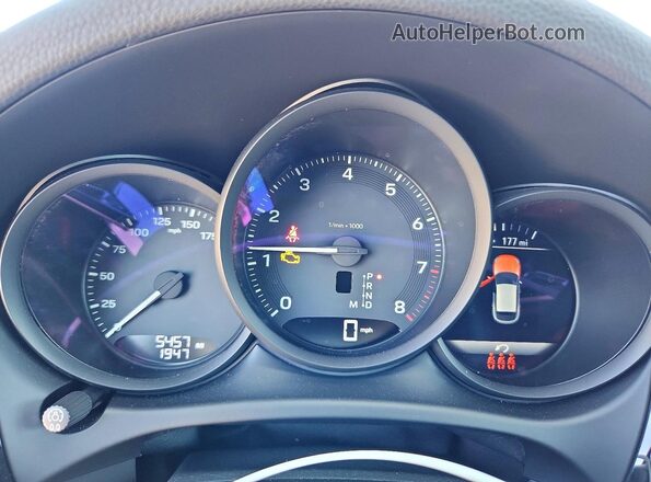 WP1AA2A57TLB05224 2026 PORSCHE MACAN Charcoal Widok zestawu wskaźników