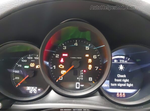 WP1AA2A58MLB17724 2021 PORSCHE MACAN Серый Вид задних сидений