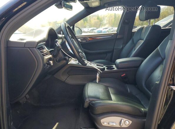 WP1AA2A59LLB06617 2020 PORSCHE MACAN Black წინა სალონის ხედი
