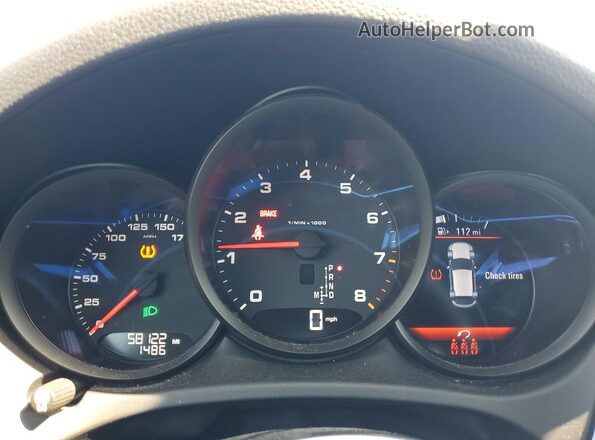 WP1AA2A59LLB06617 2020 PORSCHE MACAN Black ხელსაწყოთა პანელის ხედი