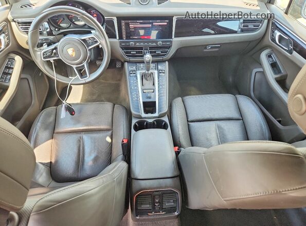 WP1AA2A59LLB13521 2020 PORSCHE MACAN Blue Առջևի վահանակի տեսք