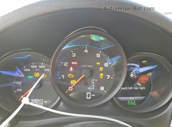WP1AA2A59LLB15169 2020 PORSCHE MACAN Black Vista del cuadro de instrumentos