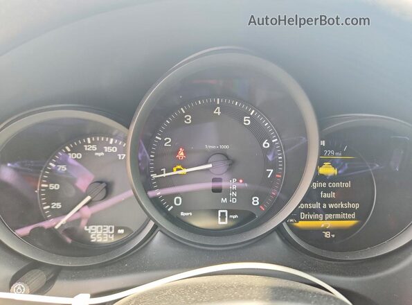 WP1AA2A59PLB12794 2023 PORSCHE MACAN Gray Widok zestawu wskaźników