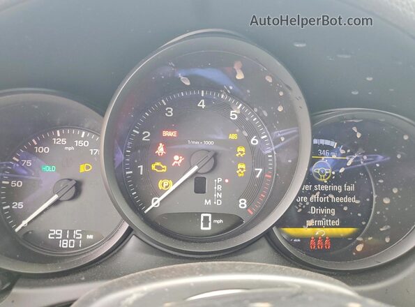 WP1AA2A59RLB10384 2024 PORSCHE MACAN Gray Widok zestawu wskaźników