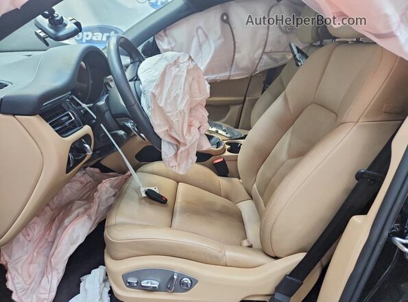 WP1AA2A59SLB00184 2025 PORSCHE MACAN Black Widok wnętrza z przodu