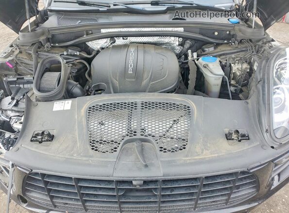 WP1AA2A5XJLB21608 2018 PORSCHE MACAN Black Widok komory silnika
