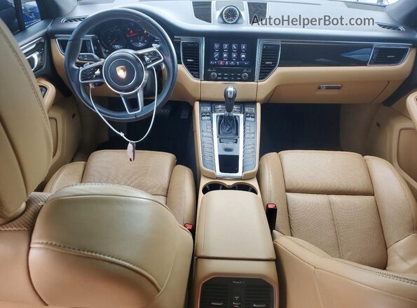 WP1AA2A5XJLB21608 2018 PORSCHE MACAN Black Widok deski rozdzielczej