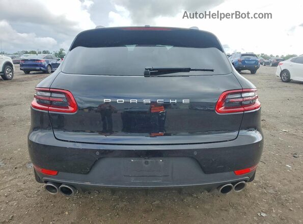 WP1AA2A5XJLB21608 2018 PORSCHE MACAN Black Widok z tyłu