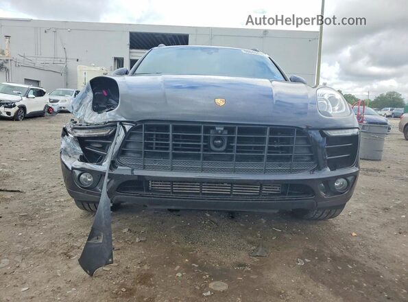 WP1AA2A5XJLB21608 2018 PORSCHE MACAN Black Widok z przodu