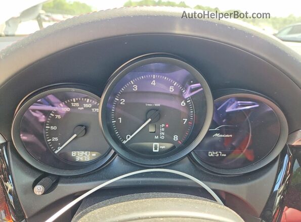 WP1AA2A5XPLB14537 2023 PORSCHE MACAN White Սարքավորումների վահանակի տեսք