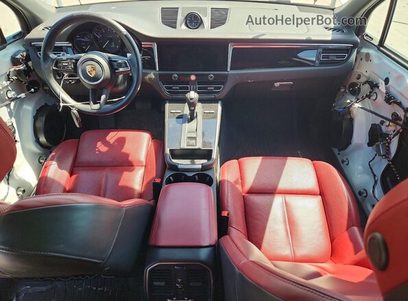 WP1AA2A5XPLB14537 2023 PORSCHE MACAN White Առջևի վահանակի տեսք