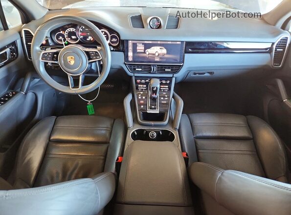 WP1AA2AY0KDA11172 2019 PORSCHE CAYENNE Gray Առջևի վահանակի տեսք