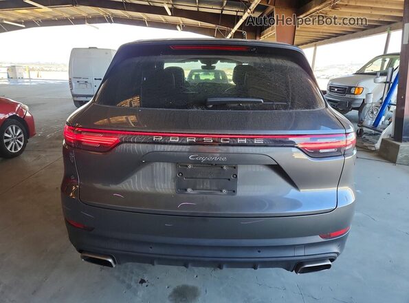 WP1AA2AY0KDA11172 2019 PORSCHE CAYENNE Gray Հետևի տեսք