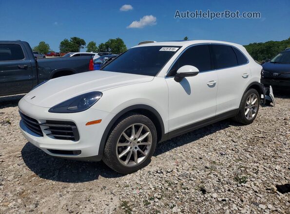 WP1AA2AY0KDA12824 2019 PORSCHE CAYENNE White Trasero izquierdo