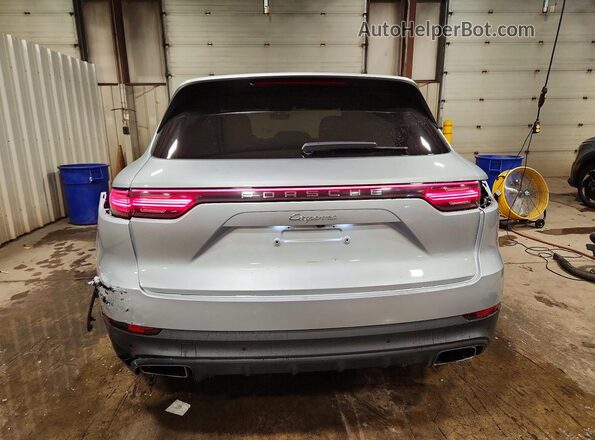 WP1AA2AY1KDA03095 2019 PORSCHE CAYENNE Серебряный Вид сзади