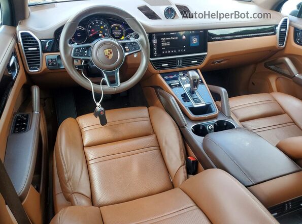 WP1AA2AY1KDA03405 2019 PORSCHE CAYENNE Черный Вид панели приборов
