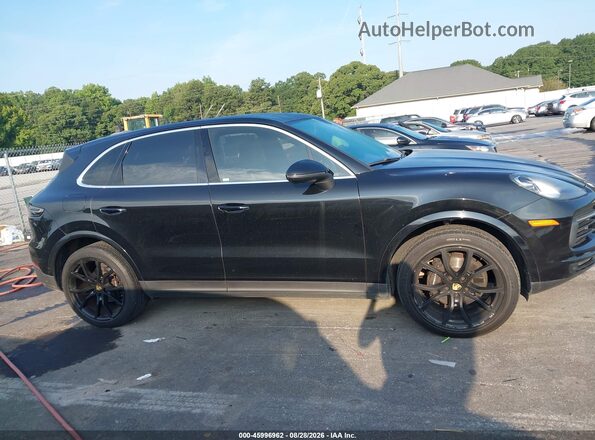 WP1AA2AY1KDA04828 2019 PORSCHE CAYENNE Black Rear interior view