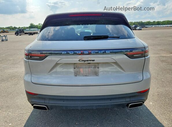 WP1AA2AY1NDA03327 2022 PORSCHE CAYENNE Gray უკანა ხედი