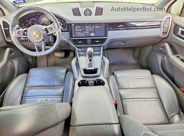 WP1AA2AY2KDA05230 2019 PORSCHE CAYENNE Белый Вид панели приборов