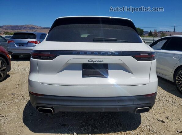 WP1AA2AY2LDA00546 2020 PORSCHE CAYENNE White Հետևի տեսք