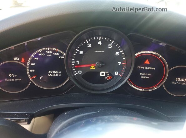 WP1AA2AY2PDA01671 2023 PORSCHE CAYENNE Black Vista del cuadro de instrumentos