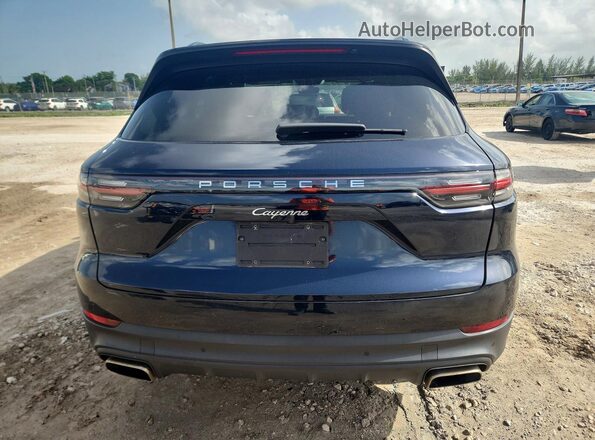 WP1AA2AY3KDA06760 2019 PORSCHE CAYENNE Black Widok z tyłu