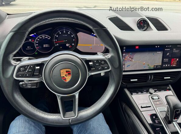 WP1AA2AY3KDA07262 2019 PORSCHE CAYENNE Белый Вид салона спереди