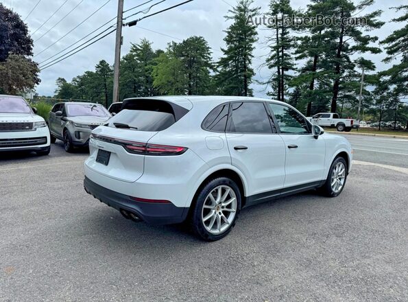 WP1AA2AY3KDA07262 2019 PORSCHE CAYENNE Белый Задняя правая четверть