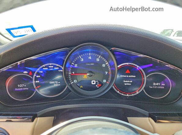 WP1AA2AY3LDA09031 2020 PORSCHE CAYENNE Black Instrument cluster view