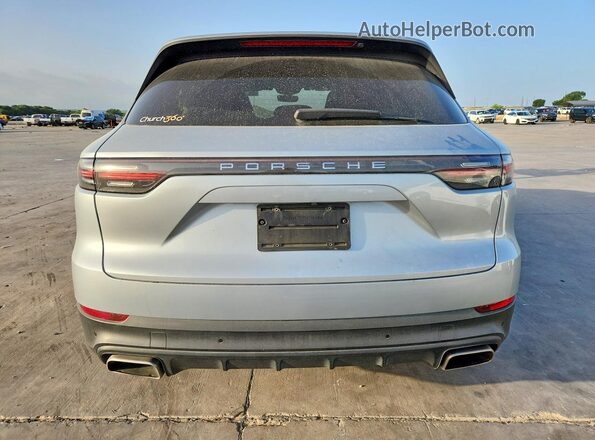 WP1AA2AY4LDA04372 2020 PORSCHE CAYENNE Silver უკანა ხედი