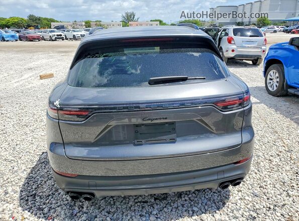 WP1AA2AY4NDA04083 2022 PORSCHE CAYENNE Gray Rear view
