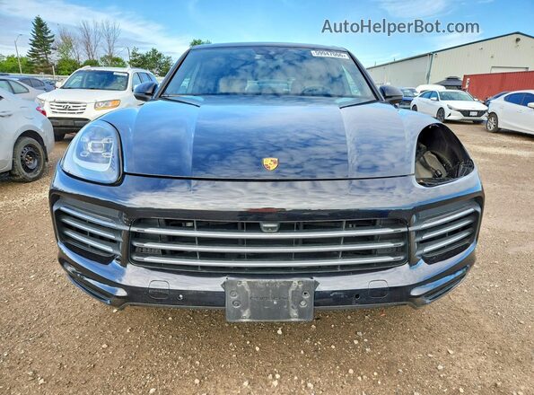 WP1AA2AY4NDA05055 2022 PORSCHE CAYENNE Black Вид спереду