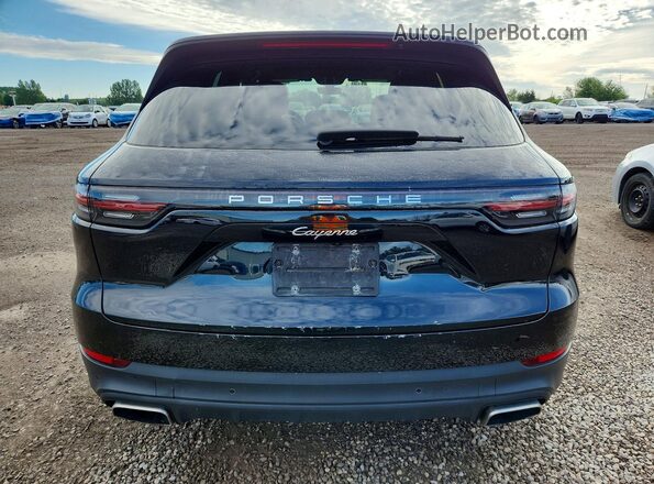 WP1AA2AY4NDA05055 2022 PORSCHE CAYENNE Black Вид ззаду