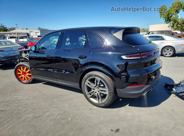 WP1AA2AY4RDA03943 2024 PORSCHE CAYENNE Black Tył lewy