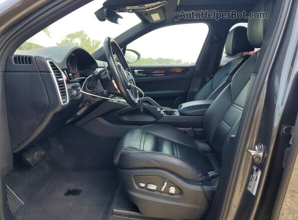 WP1AA2AY5LDA01948 2020 PORSCHE CAYENNE Gray Widok wnętrza z przodu